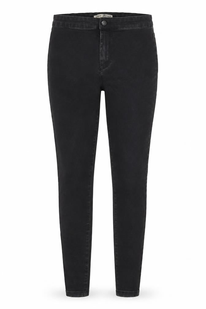 Denim & Co. Womens Black Polyester Skinny Jeans Size 10 L27 in Regular Zip
