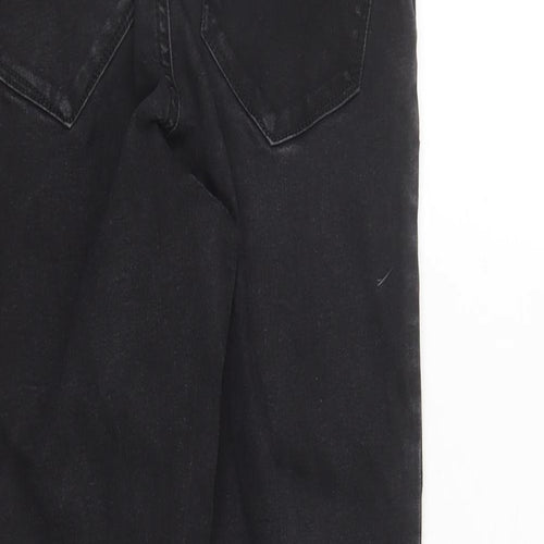 Denim & Co. Womens Black Polyester Skinny Jeans Size 10 L27 in Regular Zip
