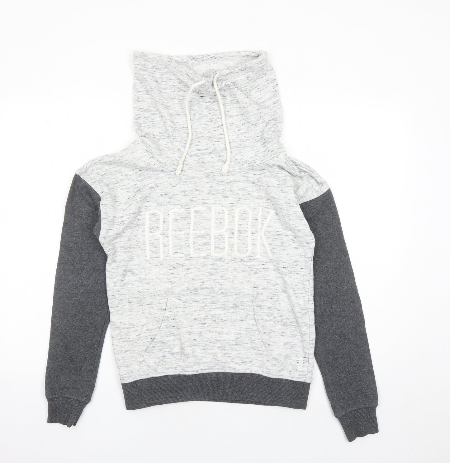 Reebok Mens Grey Cotton Pullover Sweatshirt Size XS