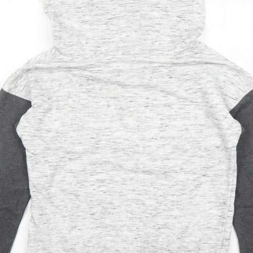 Reebok Mens Grey Cotton Pullover Sweatshirt Size XS