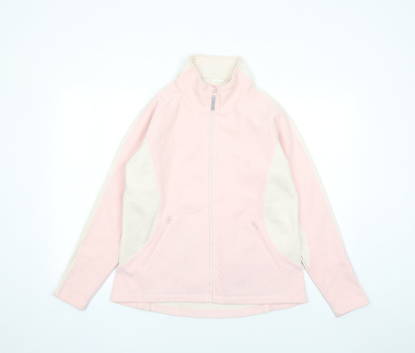 Jack Murphy Womens Pink Jacket Size 16 Zip - Pockets