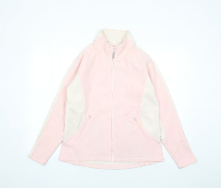 Jack Murphy Womens Pink Jacket Size 16 Zip - Pockets