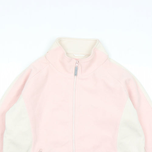 Jack Murphy Womens Pink Jacket Size 16 Zip - Pockets