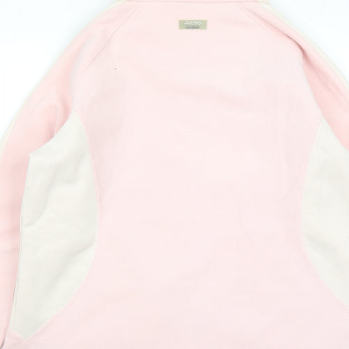 Jack Murphy Womens Pink Jacket Size 16 Zip - Pockets