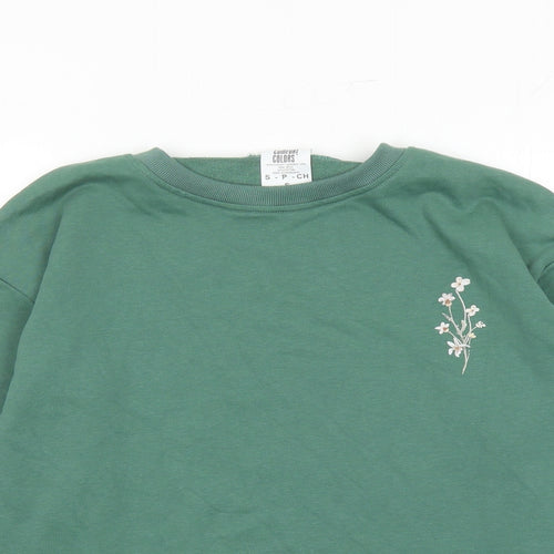 Comfort Colors Womens Red Cotton Pullover Sweatshirt Size S Pullover