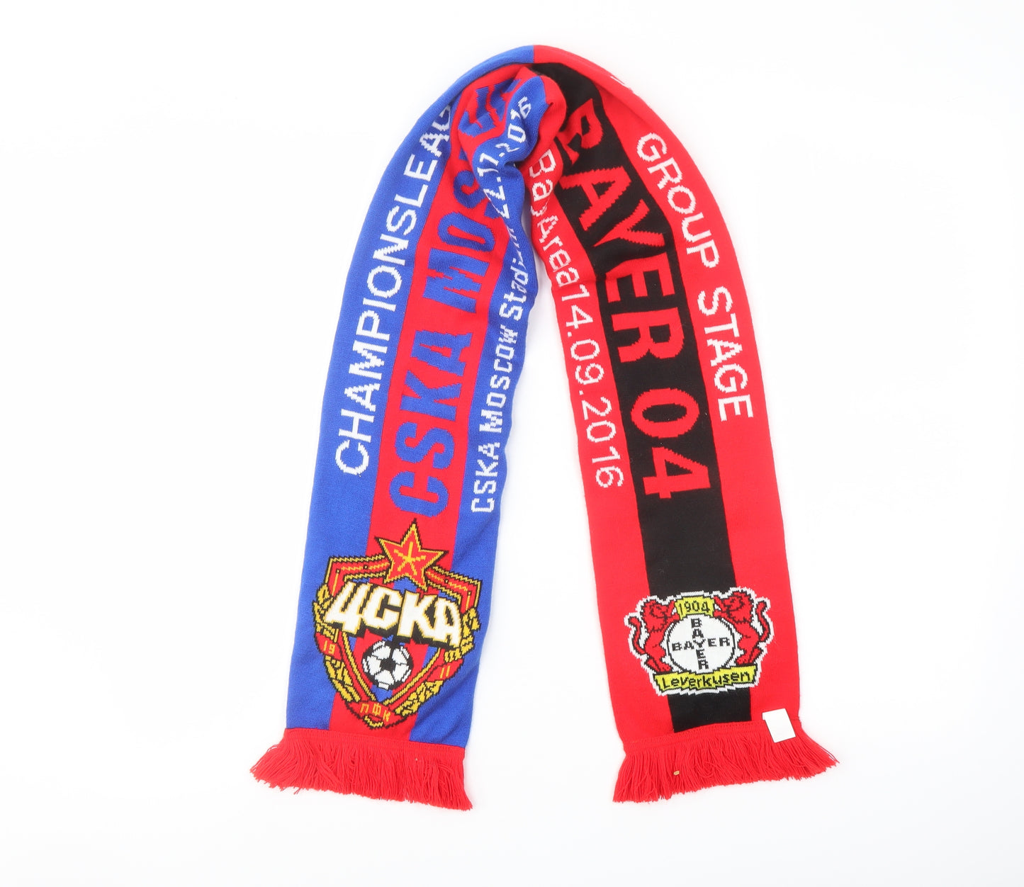 FC Bayern Football Scarf 57 in - FC Bayer, CSKA Moskva