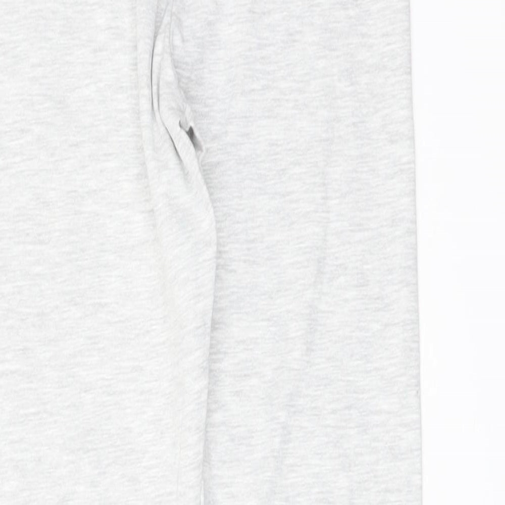 Marks and Spencer Girls Grey Cotton Jegging Trousers Size 8-9 Years Regular Pullover