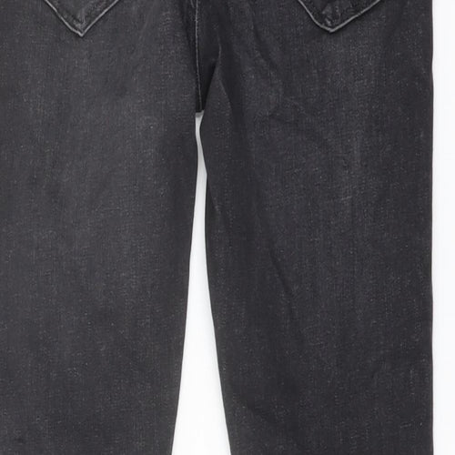 Miss se# Womens Grey Cotton Skinny Jeans Size 10 L20 in Regular Button