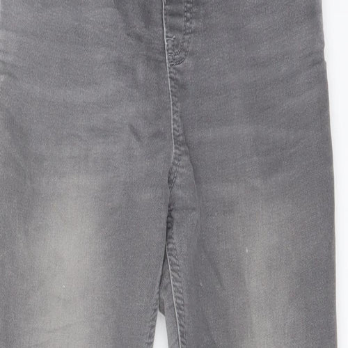 TU Boys Grey Cotton Straight Jeans Size 8 Years Regular Drawstring