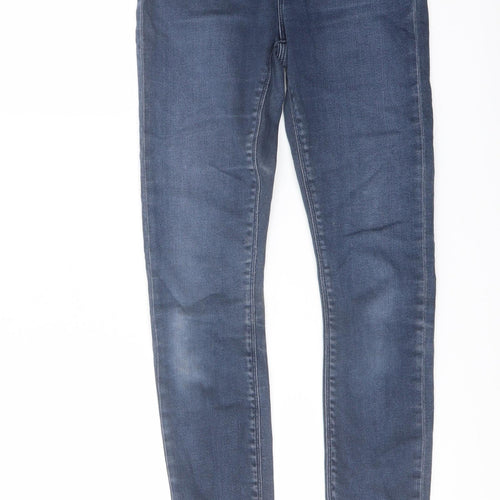 ASOS Womens Blue Cotton Skinny Jeans Size 26 in L32 in Regular Button