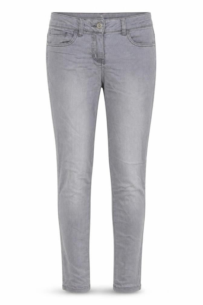 TU Womens Grey Cotton Skinny Jeans Size 10 L29 in Regular Button
