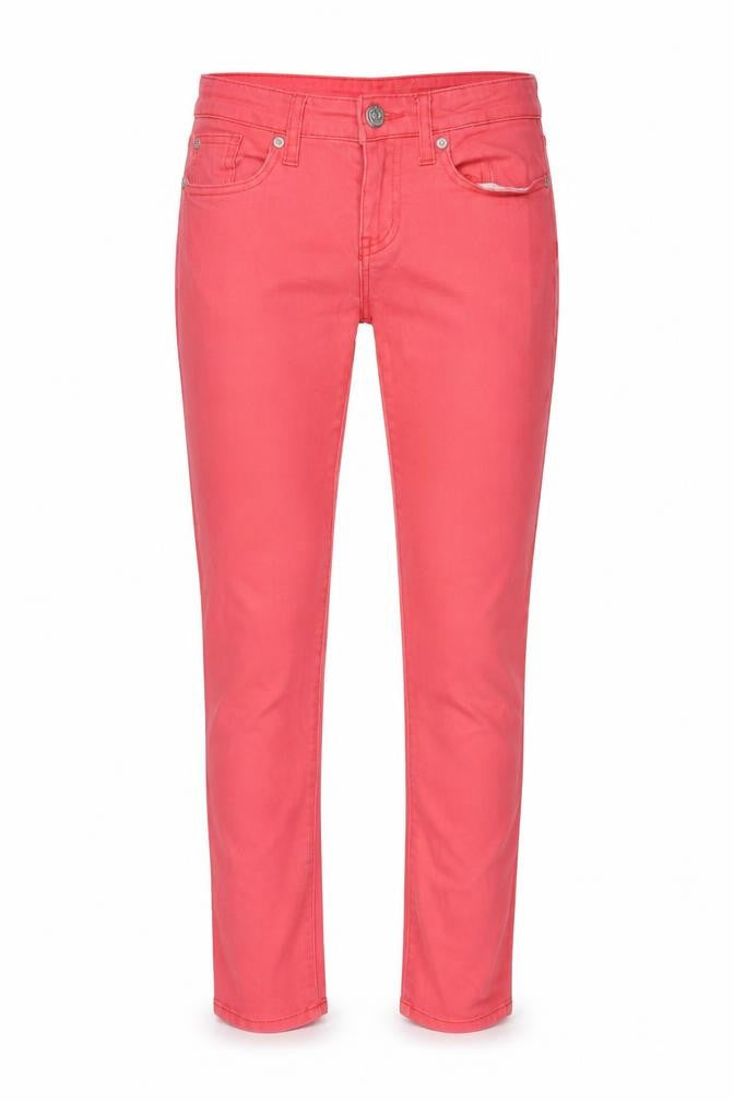 Gap Womens Pink Cotton Straight Jeans Size 28 in L27 in Regular Button
