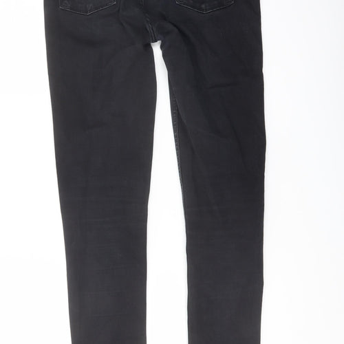 Levi's Womens Blue Cotton Skinny Jeans Size 29 in L32 in Regular Button