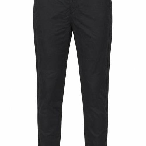 Topshop Womens Black Cotton Trousers Size 30 in L31 in Regular Button