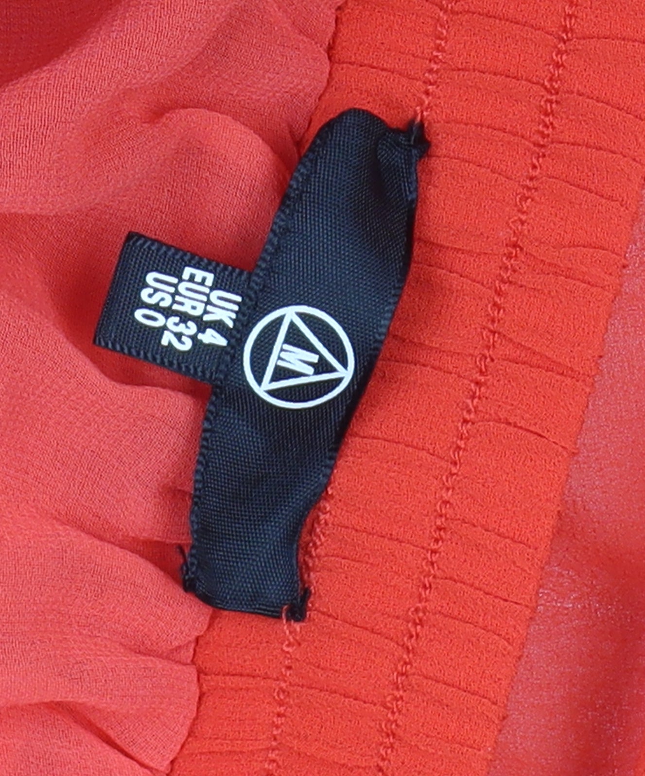 Women's Red Flare Long Skirt Size 4