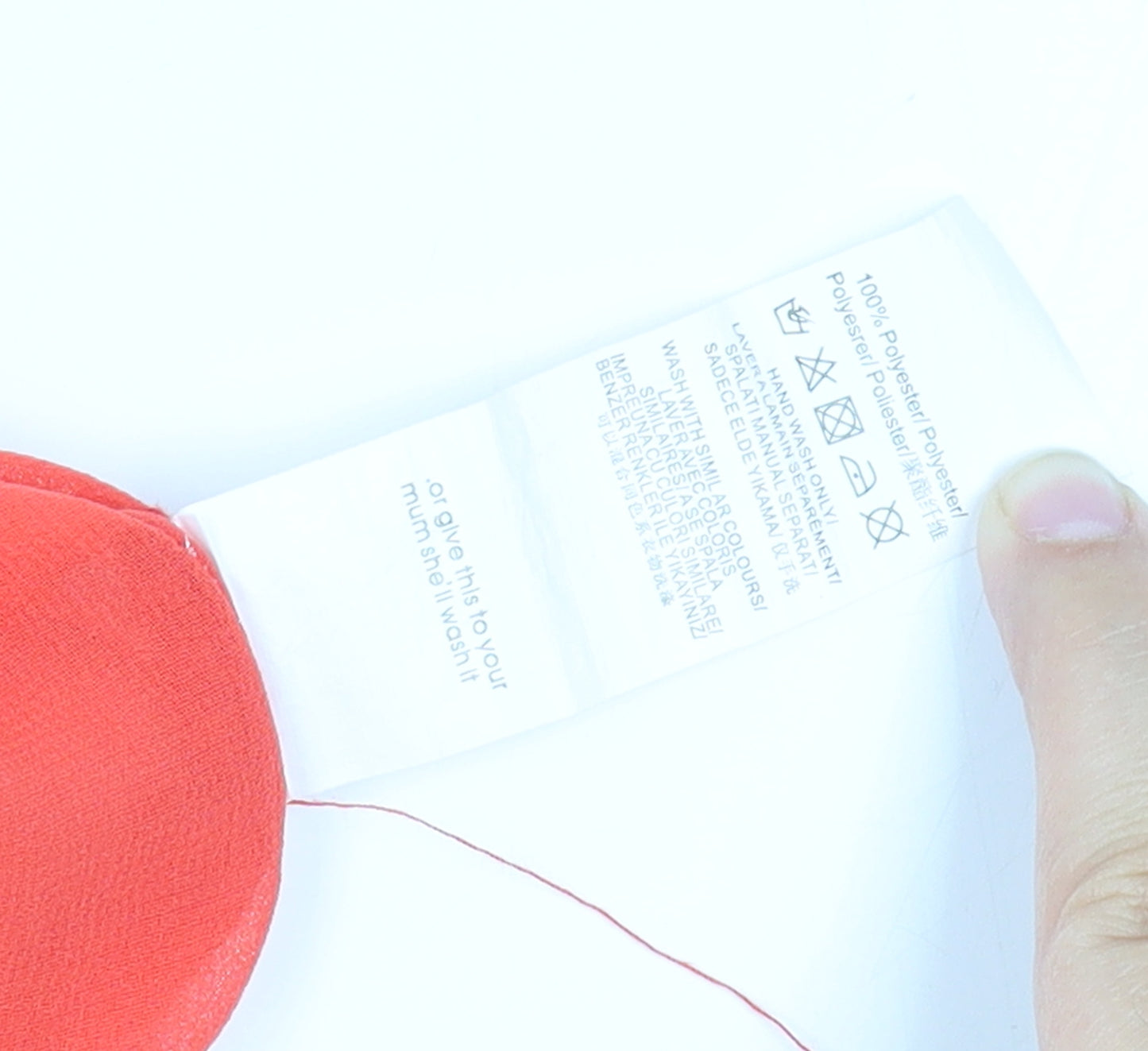 Women's Red Flare Long Skirt Size 4