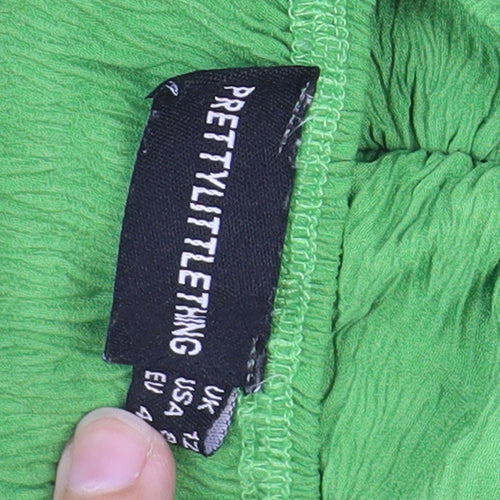 PrettyLittleThing Women’s Green Bodycon Dress, Size 12