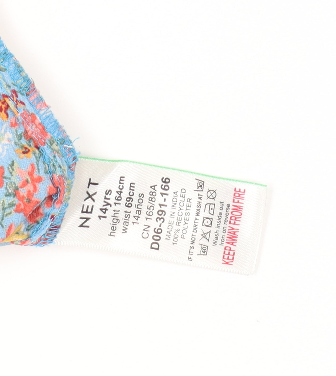 Next Girls Multicoloured Floral Playsuit, Size 14 Years