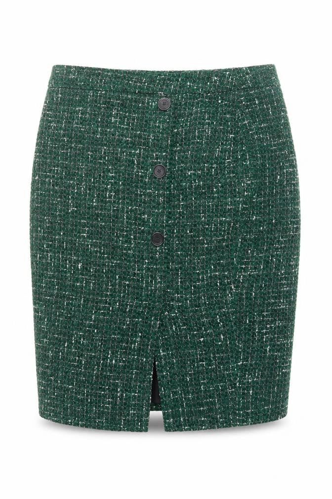 Front view of Principles Women's Green Pencil Skirt, size 18