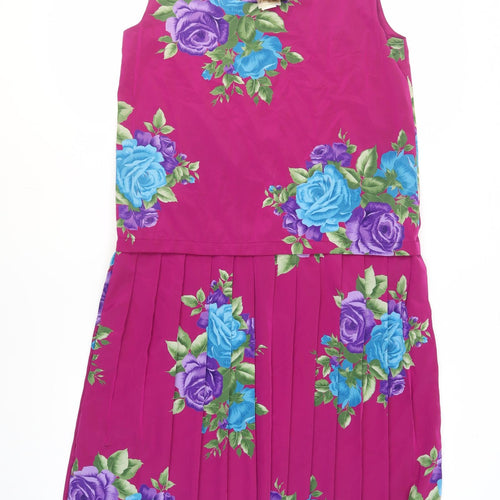 Romara Women's Multicoloured Floral Dress, Size 14