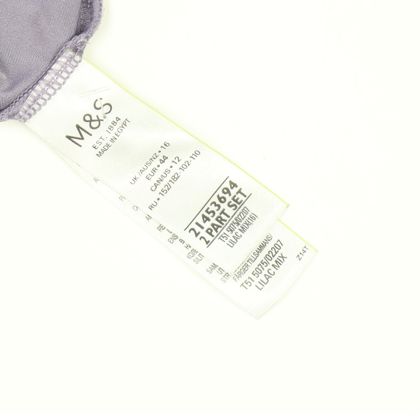 Marks and Spencer Womens Purple Tank Top, Activewear Size 16