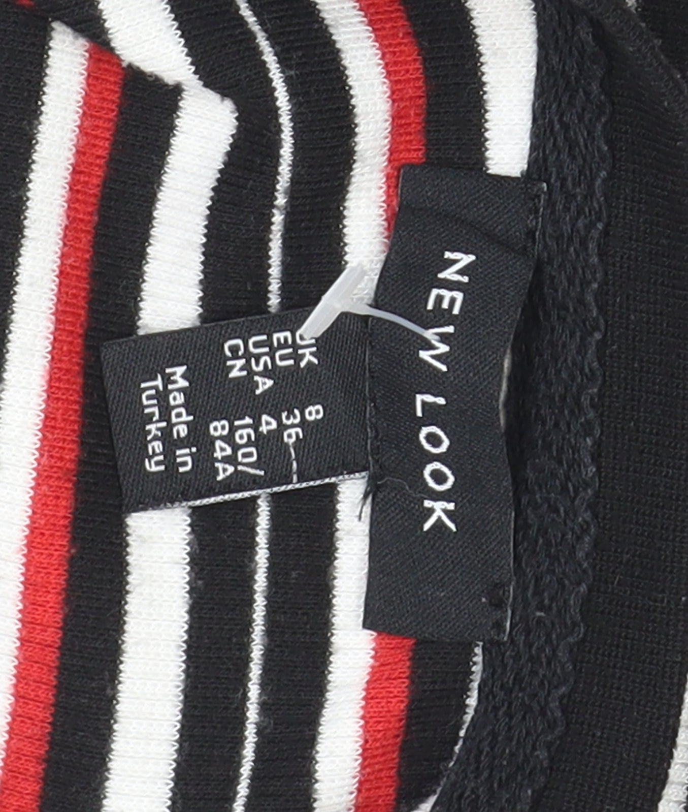 New Look Women's Striped Bodycon Dress, Size 8