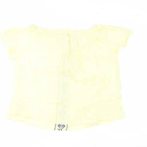 Debenhams Women Yellow Blouse Size 14 Bohemian Style