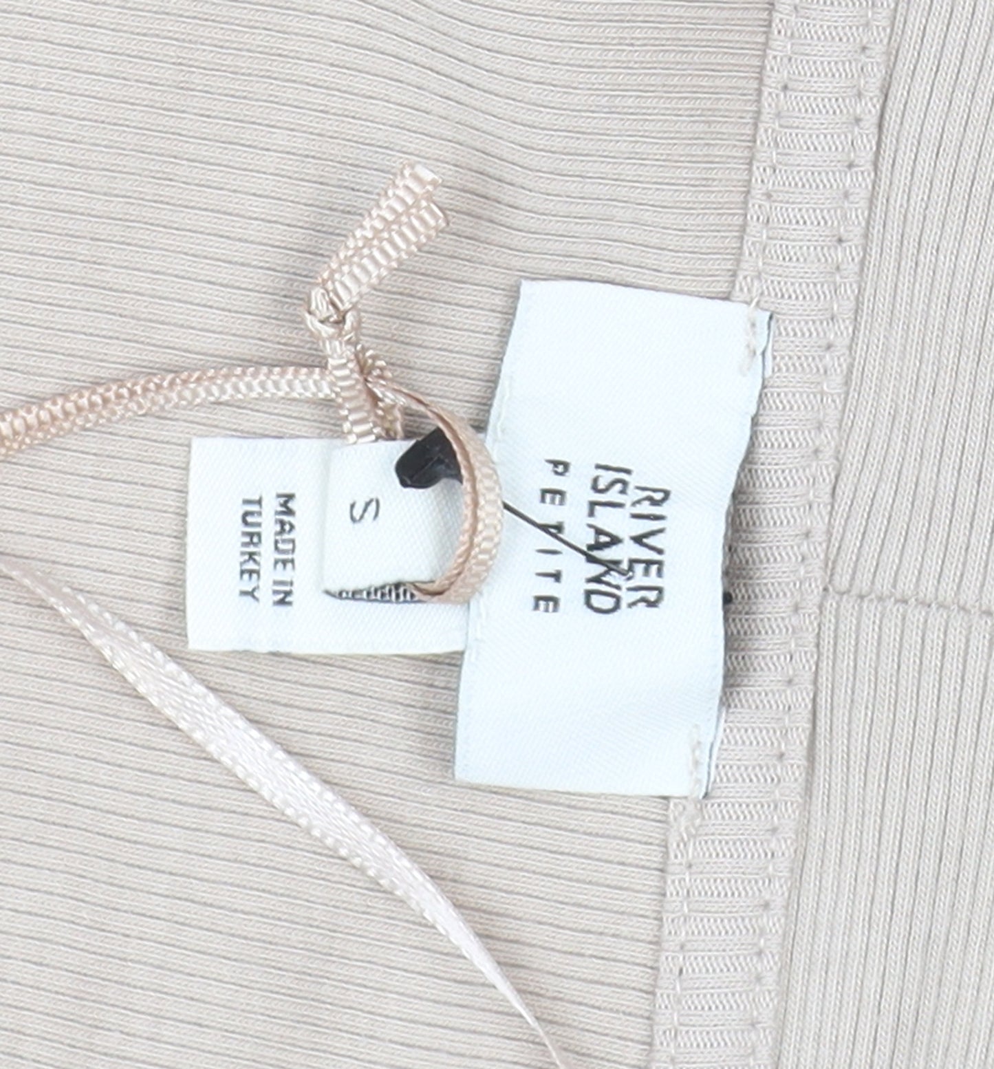 River Island Women's Beige Long Coatigan Size S Petites