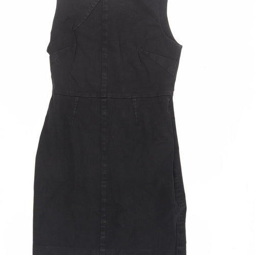 Banana Republic Women's Black Sheath Dress Size 10