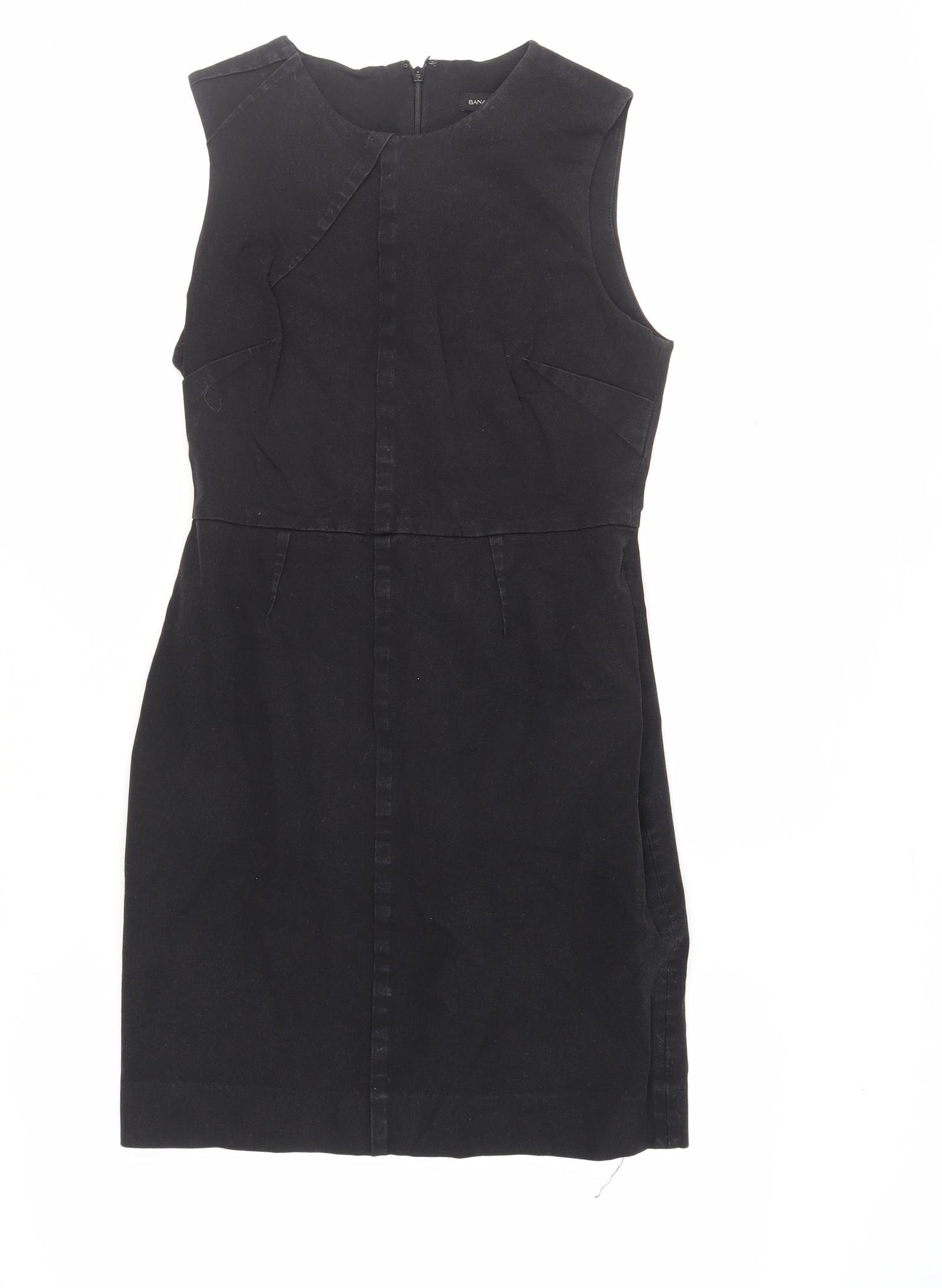 Banana Republic Women's Black Sheath Dress Size 10