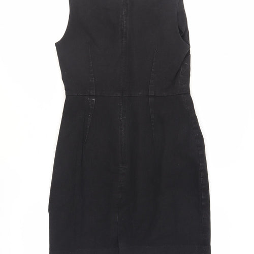 Banana Republic Women's Black Sheath Dress Size 10