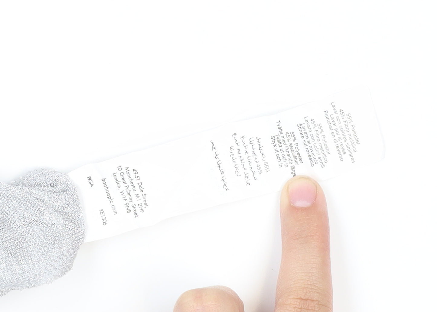 boohoo Women's Silver Slip Dress Size 8