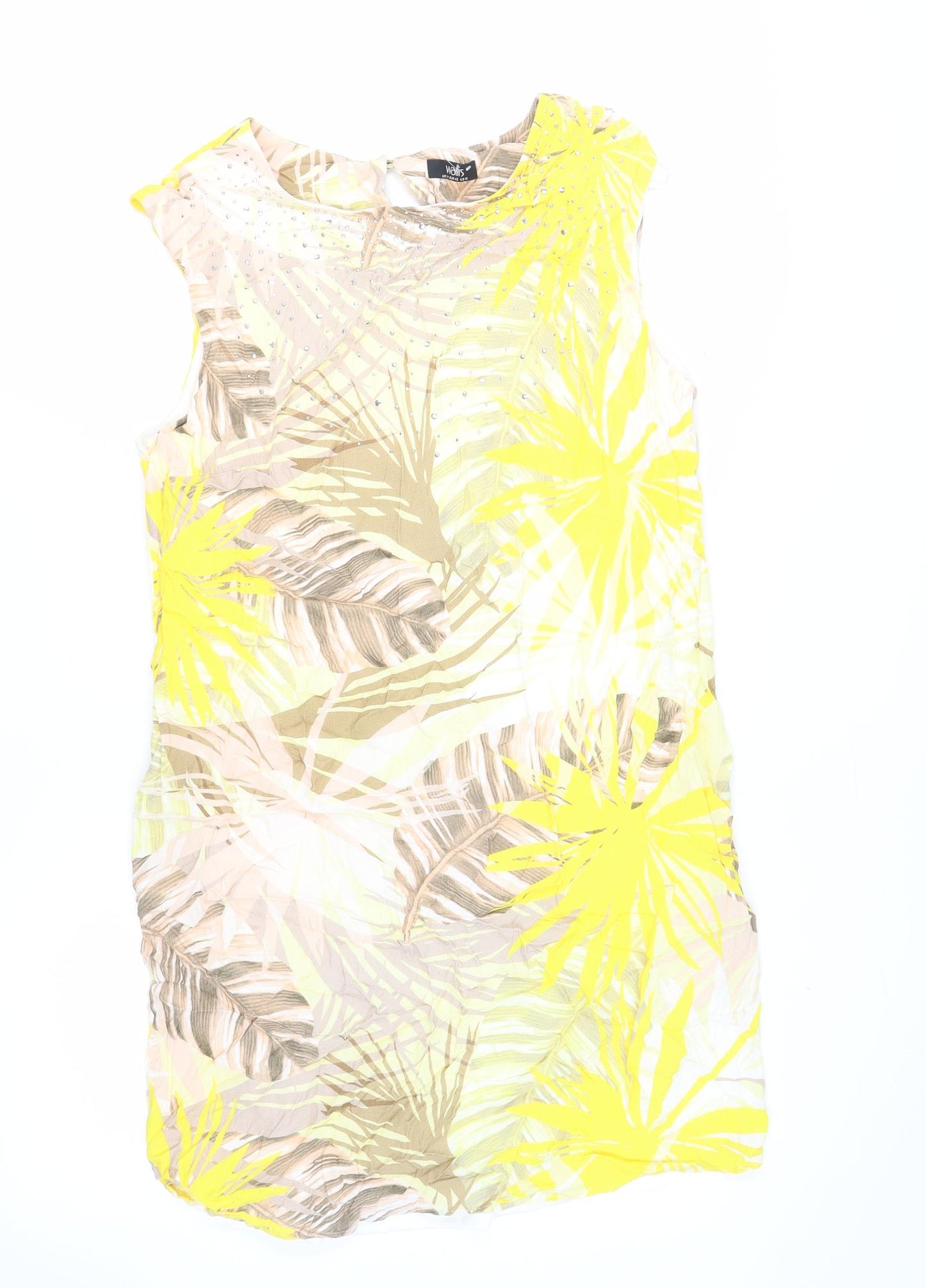 Wallis Women's Multicoloured Shift Dress Size 14