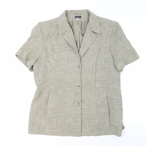 Perrie Women's Beige Collared Shirt Size 18