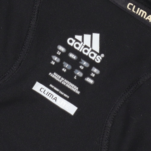 Adidas Women's Black Hoodie Size 12 Full Zip