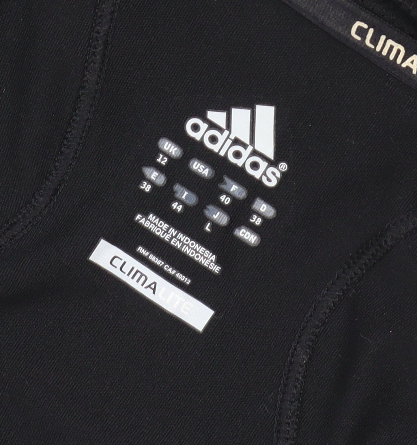 Adidas Women's Black Hoodie Size 12 Full Zip