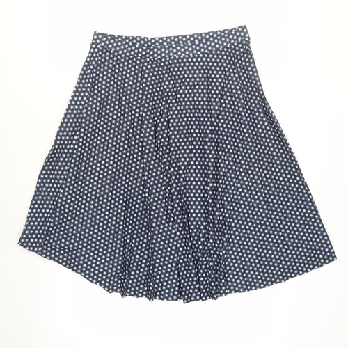 Marks & Spencer Women's Blue A-Line Skirt Size 16