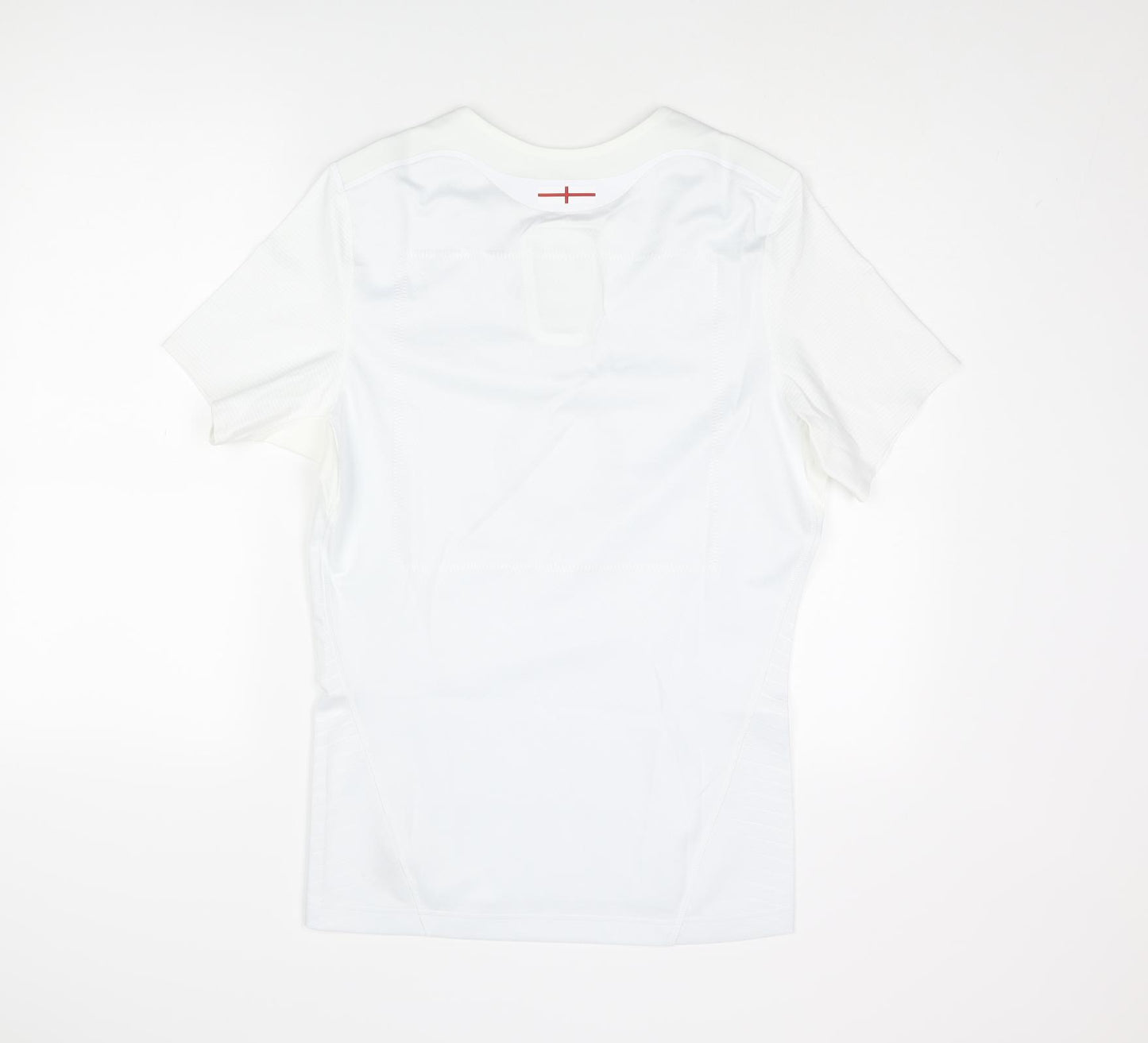 Canterbury Mens White Polyester Basic T-Shirt Size L V-Neck Pullover - England Rose Rugby