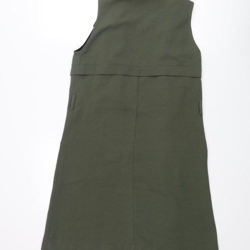 River Island Womens Green Gilet Jacket Size 8 - Waterfall Front