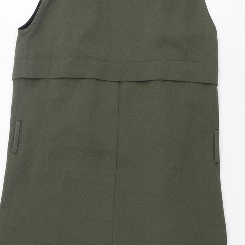 River Island Womens Green Gilet Jacket Size 8 - Waterfall Front