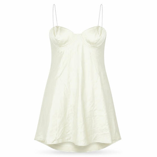 Zara Womens Gold Polyester A-Line Size XL Sweetheart Zip - Rhinestone Strap