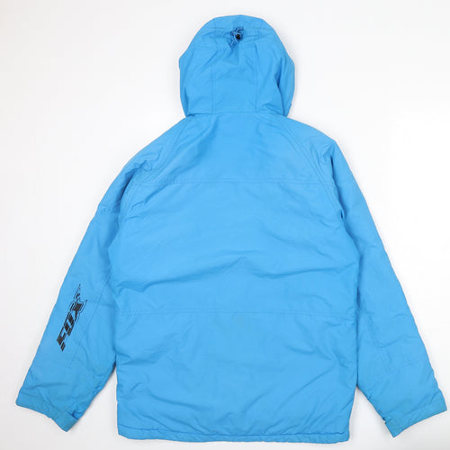 Fox Mens Blue Jacket Coat Size M Zip
