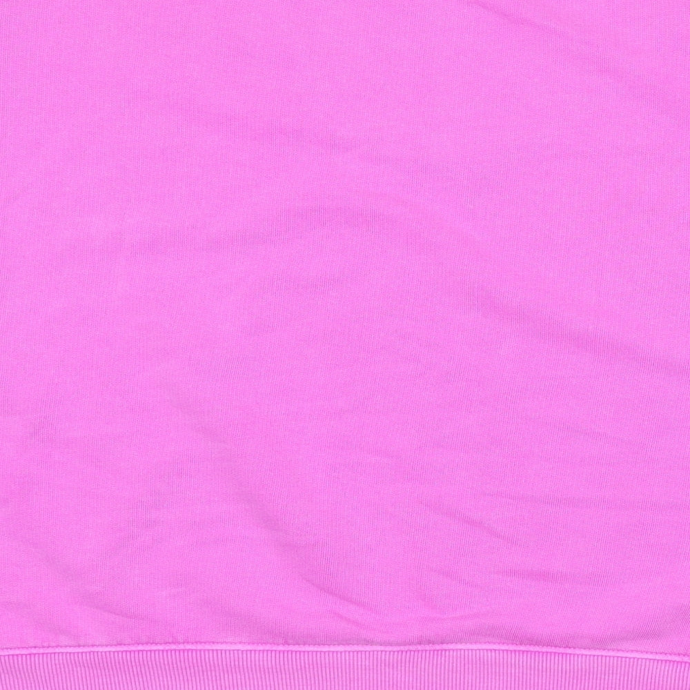 B by Boutique Womens Pink Cotton Pullover Sweatshirt Size M Pullover