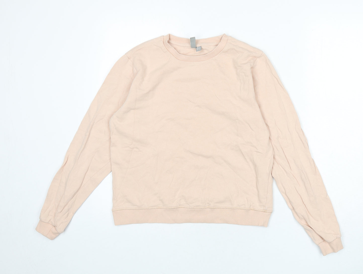 ASOS Womens Pink 100% Cotton Pullover Sweatshirt Size 6 Pullover