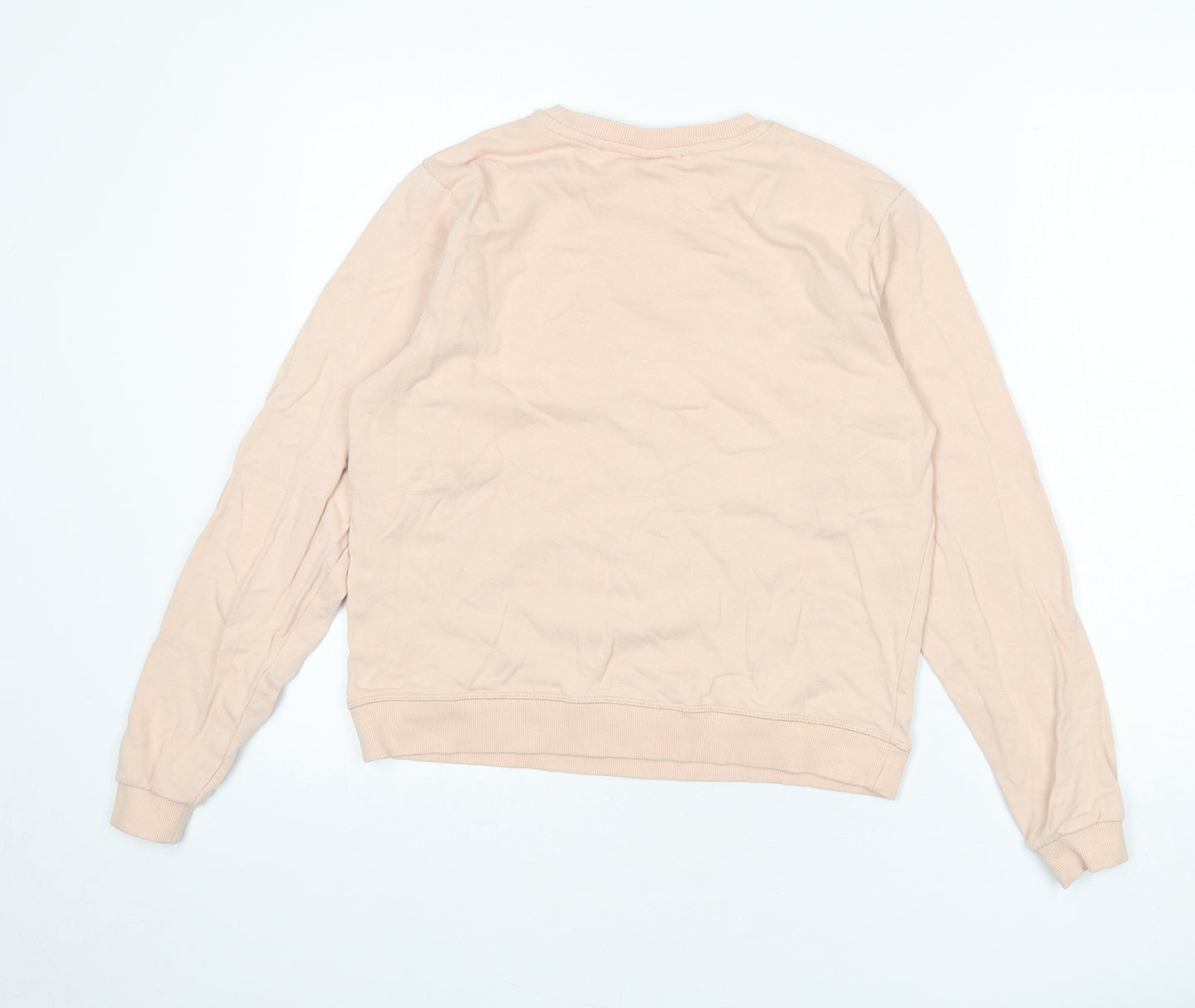 ASOS Womens Pink 100% Cotton Pullover Sweatshirt Size 6 Pullover