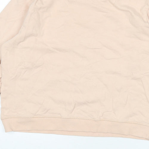 ASOS Womens Pink 100% Cotton Pullover Sweatshirt Size 6 Pullover