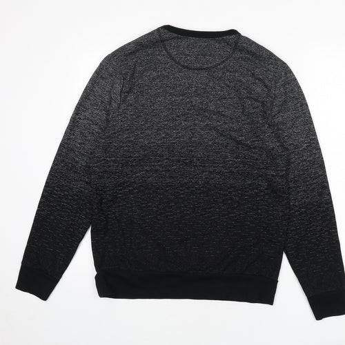 Burton Mens Grey Cotton Pullover Sweatshirt Size M - Gradient Effect