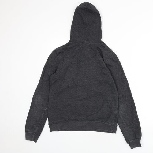 DECATHLON Womens Grey Cotton Pullover Hoodie Size XS Pullover - Time To Shine