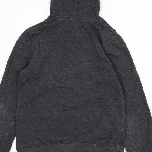 DECATHLON Womens Grey Cotton Pullover Hoodie Size XS Pullover - Time To Shine