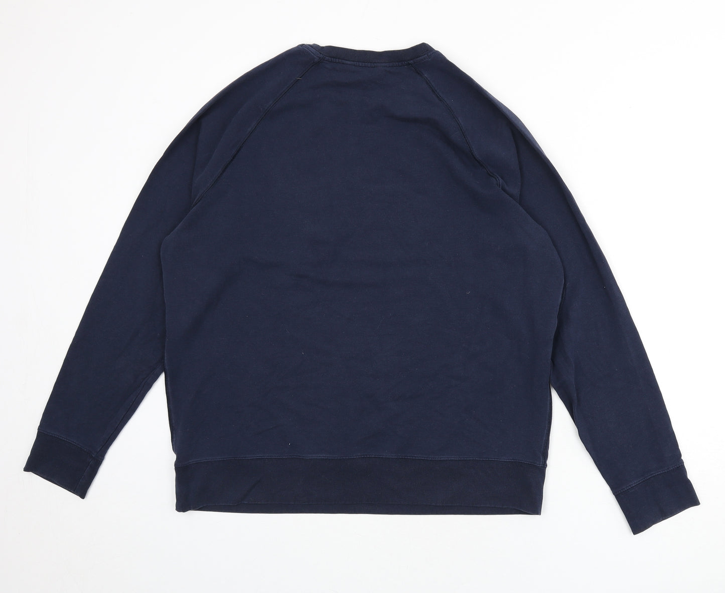 Autograph Mens Blue Polyester Pullover Sweatshirt Size L
